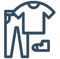 Blue lines logo having a shirt,pent and socks - The Das Law Firm